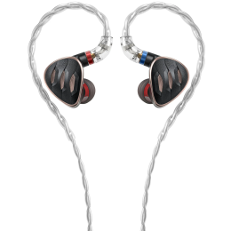 FiiO FH5s (Black / Czarny) -  Półotwarte słuchawki IEM - Raty 20x0% - Darmowa dostawa od 50 zł - PayPo - Leasing - Odsłuchy Konin - Specjalna oferta!