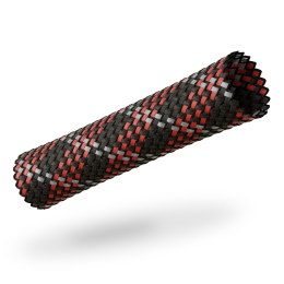 VIABLUE Oplot Cable Sleeve - RED Big - Cena za 1 mb - Raty 20x0% - Darmowa dostawa od 50 zł - PayPo - Leasing - Odsłuchy Konin - Specjalna oferta!