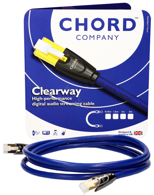Chord Company Clearway Streaming cable - 5.0m - Przewód Ethernet - Raty 20x0% - Darmowa dostawa od 100 zł - PayPo - Leasing - Odsłuchy Konin - Specjalna oferta!