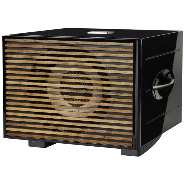 REL S/550 Premium Wood Grille (Black / Czarny) - Drewniana Maskownica Premium