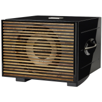 REL S/550 Premium Wood Grille (Black / Czarny) - Drewniana Maskownica Premium