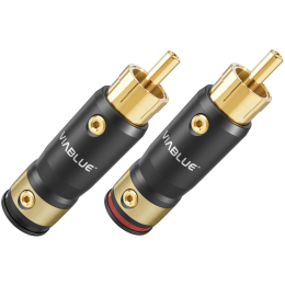 VIABLUE T8 RCA Plugs XL - Wtyki RCA (2 szt.)