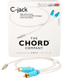 Chord Company C-jack mini-jack/RCA Analogue Interconnect - 1.0m - Przewód Analogowy - Raty 0% - Specjalne Kody Rabatowe - Instal Audio Konin