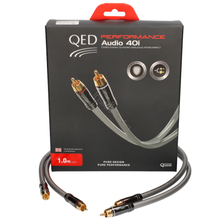 QED Performance Audio 40i - 2x0.6m - (QE6111) - Przewód 2RCA-2RCA - Raty 0% - Specjalne Kody Rabatowe - Instal Audio Konin