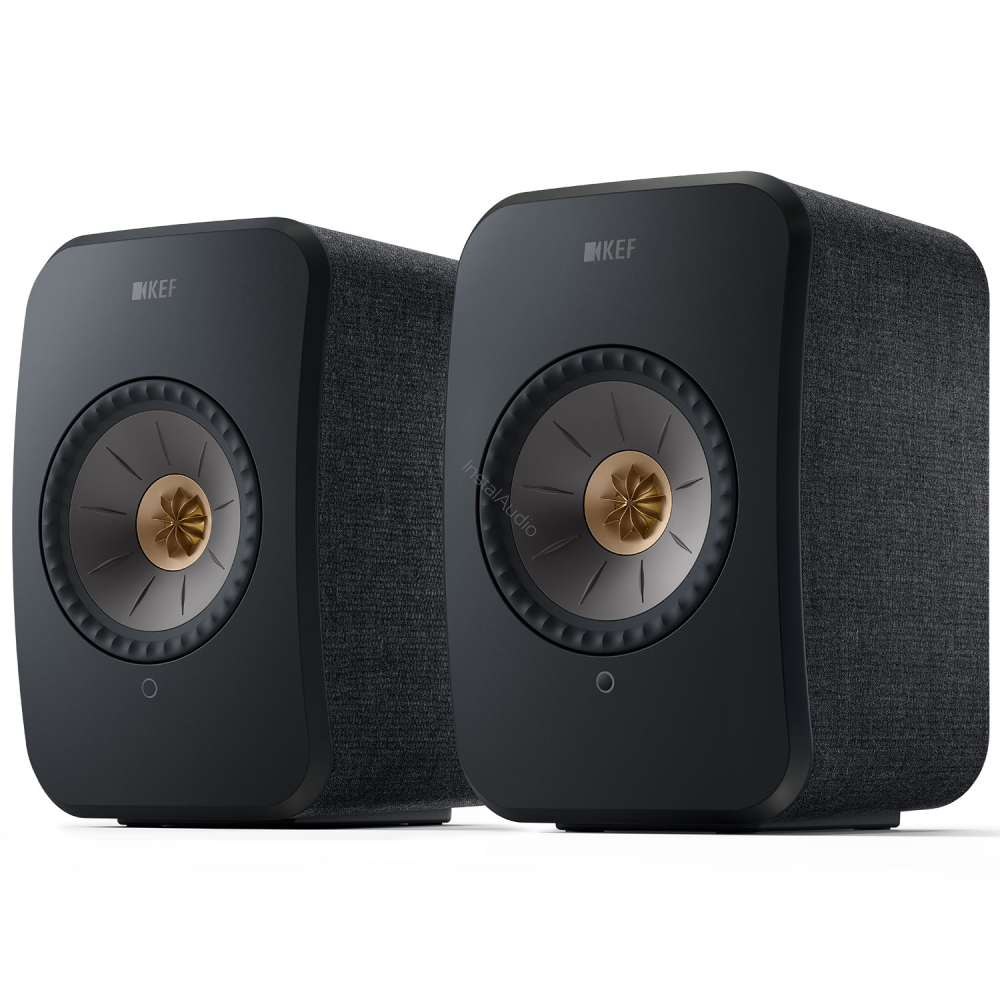 KEF LSX II Carbon Black - Aktywne kolumny podstawkowe