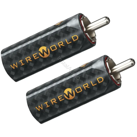 Wireworld RCA Plugs (Carbon Fiber) - Wtyki RCA (2 szt.)