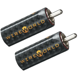 Wireworld RCA Plugs (Carbon Fiber) - Wtyki RCA (2 szt.)