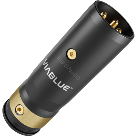 VIABLUE T8 XLR XL Plug (Black) - Wtyk XLR męski (1 szt.)