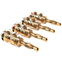 VIABLUE TS Banana Plugs Lamella - Wtyki Bananowe Lamella (4 szt.) - Raty 20x0% - Darmowa dostawa od 100 zł - PayPo - Leasing - Odsłuchy Konin - Specjalna oferta!