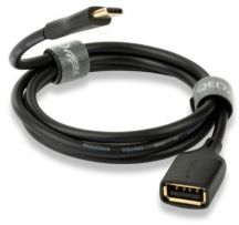 QED Connect USB A(F) to C - 0.15m - (QE8191) - Raty 20x0% - Darmowa dostawa od 100 zł - PayPo - Leasing - Odsłuchy Konin - Specjalna oferta!