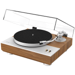 Unitra Gramofon z napędem bezpośrednim GSH-801 Edmund Classic Edition (Srebrny / Orzech amerykański / Mosiądz) - 2