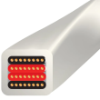 Wireworld Luna 10 Speaker Cable (Single-Wire) - 2x2.5m - Uni-Term Banana - Przewód głośnikowy - Raty 20x0% - Darmowa dostawa od 50 zł - PayPo - Leasing - Odsłuchy Konin - Specjalna oferta! - 2