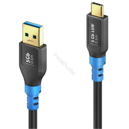 PureLink FlexInstall USB 3.2 A-C Cable - 0.5m - FI-U320-005 - USB 3.2 Gen1 USB-C / USB-A Cable - Raty 20x0% - Darmowa dostawa od 50 zł - PayPo - Leasing - Odsłuchy Konin - Specjalna oferta!