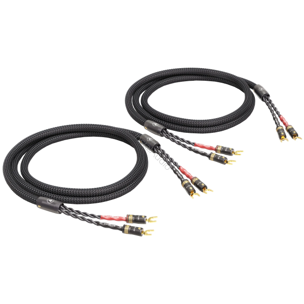 VIABLUE SC-4 Single-Wire T8 Spades (Black) - 2x3.0m - 10135 - Przewód Głośnikowy - Raty 20x0% - Darmowa dostawa od 100 zł - PayPo - Leasing - Odsłuchy Konin - Specjalna oferta!