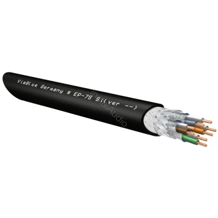 VIABLUE EP-7S Silver Cat-7 Ethernet Cable - Przewód Ethernet - Na metry - Raty 20x0% - Darmowa dostawa od 50 zł - PayPo - Leasing - Odsłuchy Konin - Specjalna oferta!