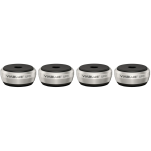 VIABLUE UFO Absorbers (Silver) - Izolatory Akustyczne (Antywibracyjne) - Raty 20x0% - Darmowa dostawa od 100 zł - PayPo - Leasing - Odsłuchy Konin - Specjalna oferta! - 4