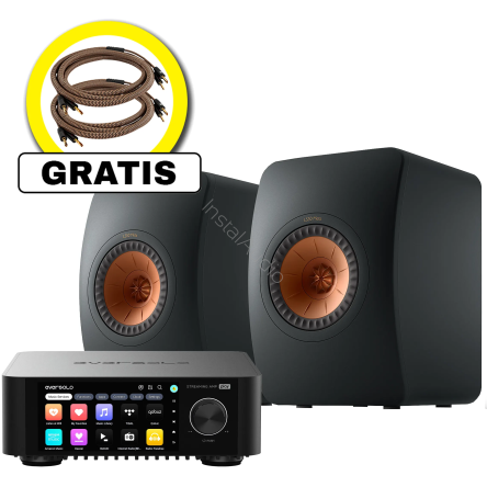 EverSolo PLAY / CD Edition + KEF LS50 Meta (Gratis Proson Arctic Speaker 2x2.5m) - Kompletny Zestaw Stereo (All-in-One)