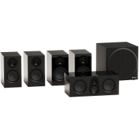 Monitor Audio Silver 50 5.1 AV System 8G (Black Gloss / Czarny Połysk) - Zestaw Kolumn Kina Domowego 5.1