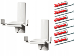 B-Tech BT77 White + Kołki Fischer DUOPOWER - Cena za komplet (2 sztuki) - Raty 20x0% - Darmowa dostawa od 50 zł - PayPo - Leasing - Odsłuchy Konin - Specjalna oferta!