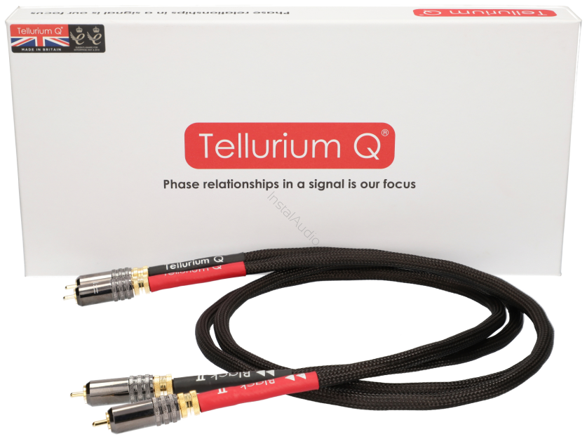 Tellurium Q Black II RCA Cable - 2x1.0m - Interkonekt analogowy RCA - Raty 20x0% - Darmowa dostawa od 100 zł - PayPo - Leasing - Odsłuchy Konin - Specjalna oferta!
