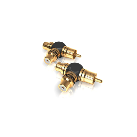 Viablue XS RCA Adapters Y - 1RCA (M) - 2RCA (F)