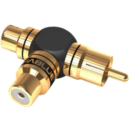 VIABLUE XS RCA Adapters Y - Adapter Rozdzielający 1RCA (Wtyk) - 2RCA (Gniazdo) - Raty 20x0% - Darmowa dostawa od 50 zł - PayPo - Leasing - Odsłuchy Konin - Specjalna oferta!