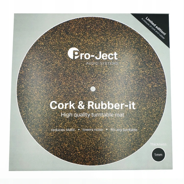 Pro-Ject Cork & Rubber It - Mata Gramofonowa - Korkowo-Gumowa - 1mm - Raty 20x0% - Darmowa dostawa od 100 zł - PayPo - Leasing - Odsłuchy Konin - Specjalna oferta!