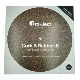 Pro-Ject Cork & Rubber It - Mata Gramofonowa - Korkowo-Gumowa - 1mm - Raty 20x0% - Darmowa dostawa od 50 zł - PayPo - Leasing - Odsłuchy Konin - Specjalna oferta!