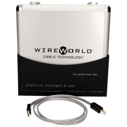 Wireworld Platinum Starlight 8 USB 2.0 A-B - 0.6m - (P2AB0.6M-8) - Przewód USB - Raty 0% - Specjalne Kody Rabatowe - Instal Audio Konin