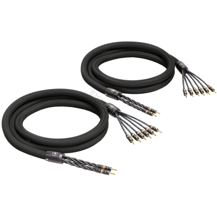 VIABLUE SC-6 AIR Tri-Wire T8 Banana (Black) - 2x3.0m - 10560 - Przewód  - Raty 20x0% - Darmowa dostawa od 50 zł - PayPo - Leasing - Odsłuchy Konin - Specjalna oferta!