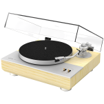 Unitra Gramofon z napędem bezpośrednim GSH-801 Edmund Classic Edition (Srebrny / Jasny jesion / Mosiądz) - 2