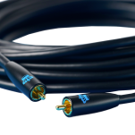 REL Commander .1/LFE Subwoofer Cable (Black / Czarny) - 3.0m - Przewód Subwooferowy 1RCA - 1RCA - 2