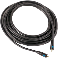 REL Commander .1/LFE Subwoofer Cable (Black / Czarny) - 3.0m - Przewód Subwooferowy 1RCA - 1RCA