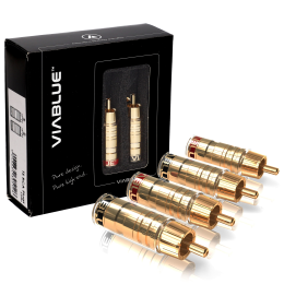 VIABLUE TS Plugs - Wtyki RCA - Raty 20x0% - Darmowa dostawa od 50 zł - PayPo - Leasing - Odsłuchy Konin - Specjalna oferta!