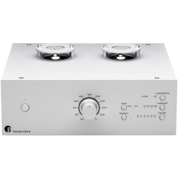 Pro-Ject Tube Box DS3 B (Silver / Srebrny) - Zbalansowany, Lampowy Przedwzmacniacz Gramofonowy Dual Mono - Raty 20x0% - Darmowa dostawa od 50 zł - PayPo - Leasing - Odsłuchy Konin - Specjalna oferta!