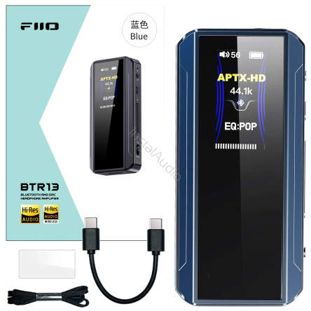 FiiO BTR13 (Niebieski / Blue) - Przenośny DAC Bluetooth ze wzmacniaczem słuchawkowym - Raty 20x0% - Darmowa dostawa od 50 zł - PayPo - Leasing - Odsłuchy Konin - Specjalna oferta!