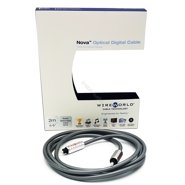 Wireworld Nova Toslink Optical Audio Cables - 0.5m - (NTO0.5M) - Przewód Optyczny Toslink - Raty 20x0% - Darmowa dostawa od 100 zł - PayPo - Leasing - Odsłuchy Konin - Specjalna oferta!