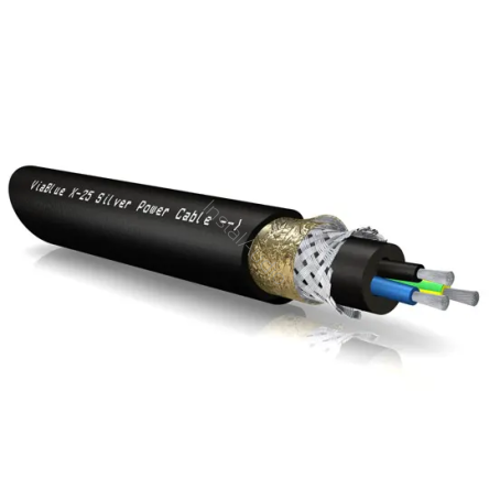 VIABLUE X-25 Silver Power Cable - Przewód Zasilający na metry - Cena za 1 mb - Raty 20x0% - Darmowa dostawa od 50 zł - PayPo - Leasing - Odsłuchy Konin - Specjalna oferta!