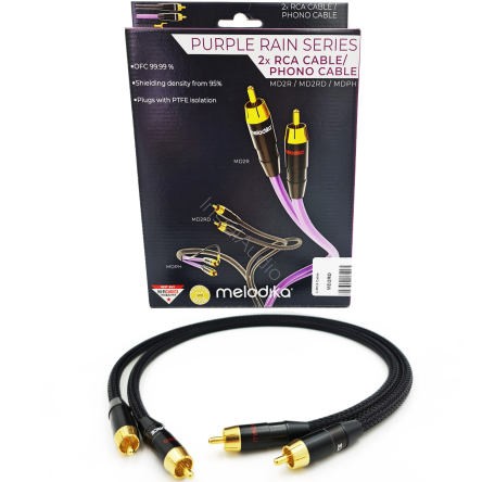 Melodika Black Edition MD2RD07 - 2x0.75m - Raty 0% - Specjalne Kody Rabatowe - Instal Audio Konin