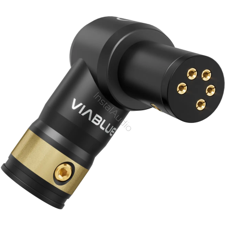 VIABLUE T8 5PIN DIN SME TONEARM 90 PLUG UP - Kątowy Wtyk DIN 5-pin (SME) skierowany do góry (20 szt.)