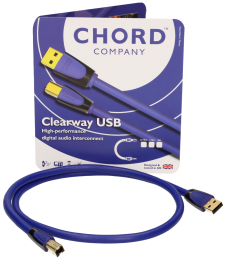 Chord Company Clearway USB Digital Audio Interconnect A-B - 0.75m - Przewód USB - Raty 0% - Specjalne Kody Rabatowe - Instal Audio Konin