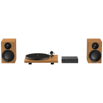Pro-ject Colourful Audio System E (Walnut / Orzech) - Kompletny Gramofonowy Zestaw Stereo - Raty 20x0% - Darmowa dostawa od 100 zł - PayPo - Leasing - Odsłuchy Konin - Specjalna oferta!