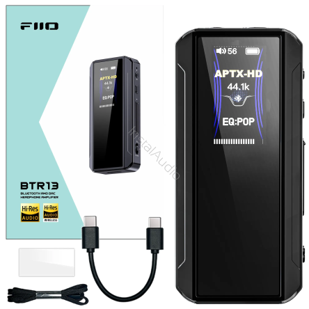 FiiO BTR13 (Czarny / Black) - Przenośny DAC Bluetooth ze wzmacniaczem słuchawkowym - Raty 20x0% - Darmowa dostawa od 50 zł - PayPo - Leasing - Odsłuchy Konin - Specjalna oferta!