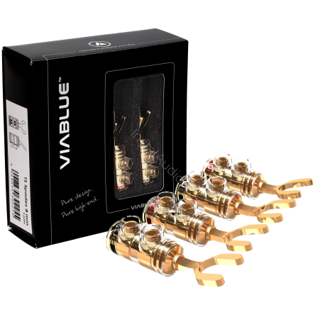 VIABLUE TS Spades Plugs 8 mm - Wtyki Widełkowe 8 mm (4 szt.) - Raty 20x0% - Darmowa dostawa od 50 zł - PayPo - Leasing - Odsłuchy Konin - Specjalna oferta!