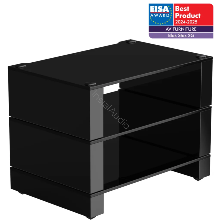 Blok Stax 2G 3 Shelf Collection (Czarny / High Gloss Black) - Stolik Audio HiFi