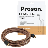 PROSON Arctic HDMI cable - 8/4k - 4.0m - (ARHDMI4) - Przewód HDMI 2.1 - Raty 20x0% - Darmowa dostawa od 100 zł - PayPo - Leasing - Odsłuchy Konin - Specjalna oferta!