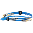 Melodika Sky Blue SBPH05 - 2x0.5m - Kabel gramofonowy 2xRCA - 2xRCA z żyłą uziemiającą - 2