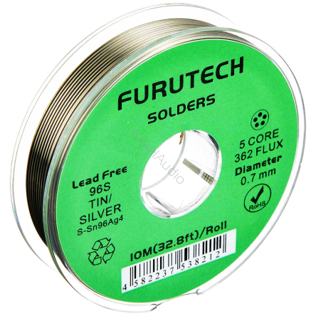 Furutech S-070-10 Silver Solder - Cyna lutownicza ze srebrem, bezołowiowa