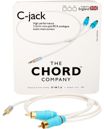 Chord Company C-jack mini-jack/RCA Analogue Interconnect - 3.0m - Przewód Analogowy - Raty 0% - Specjalne Kody Rabatowe - Instal Audio Konin