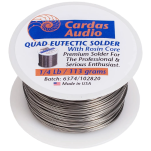 Cardas Quad Eutectic Solder (Rosin Core) - 1.0mb - Najnowsza wersja Rosin Core - Cyna lutownicza ze srebrem - Raty 20x0% - Darmowa dostawa od 100 zł - PayPo - Leasing - Odsłuchy Konin - Specjalna oferta! - 3